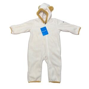 Columbia Baby Tiny Bear II Bunting Size 6-12 Months Chalk NWT